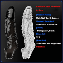 1?? Bigger. Harder. Wilder. ?? ?? The Explosive Vibrating Wolf - Tooth Crystal Sleeve ?? - Desirex360