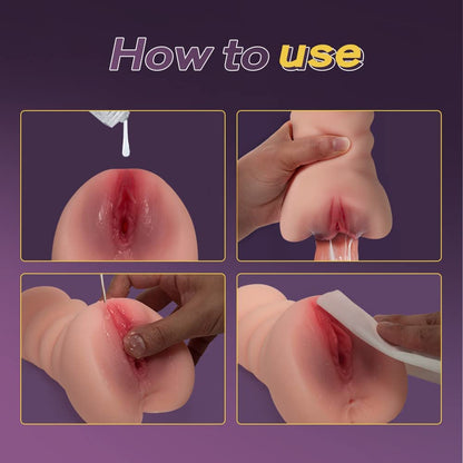 Realistic Vagina Masturbator { JUMPO}1/4 - Desirex360