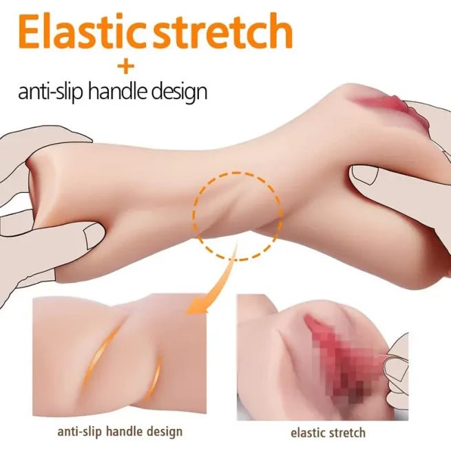 Self - Lubricating Realistic Masturbator – - Desirex360
