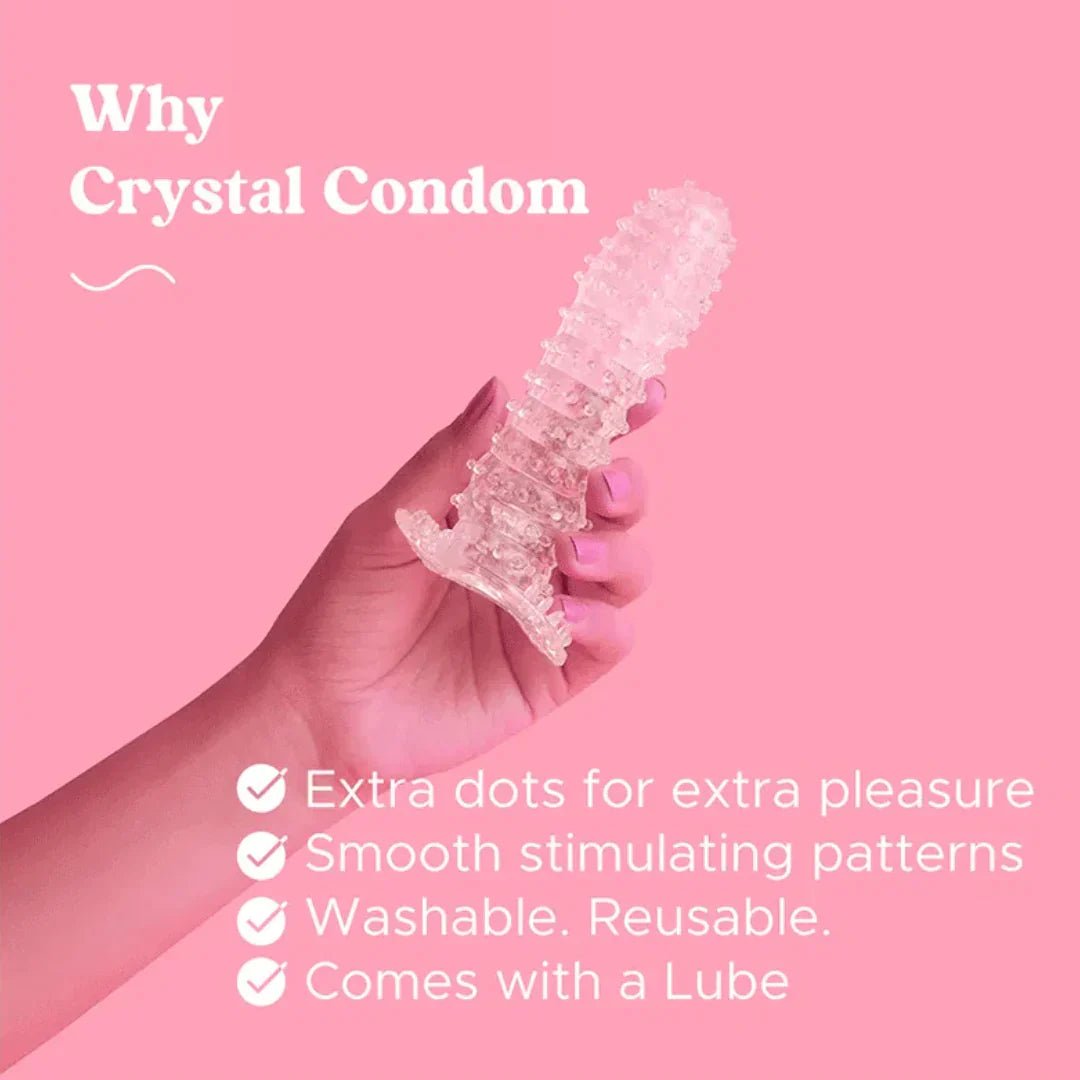 SUPER Cristal Condom with Reusable Man Condom - Desirex360