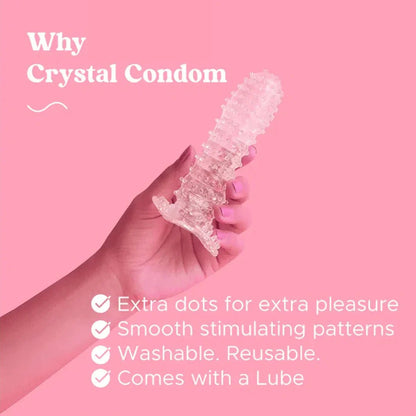 SUPER Cristal Condom with Reusable Man Condom - Desirex360
